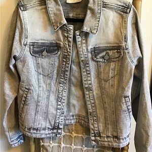 Stylish Gray Denim Jacket